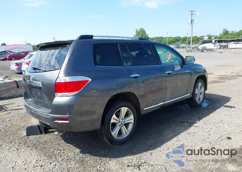 2013 Toyota Highlander Limited V6 z USA, uszkodzony, nr VIN 5TDDK3EH5DS185998